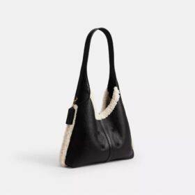 Brooklyn-Schultertasche 28 aus Lammfell