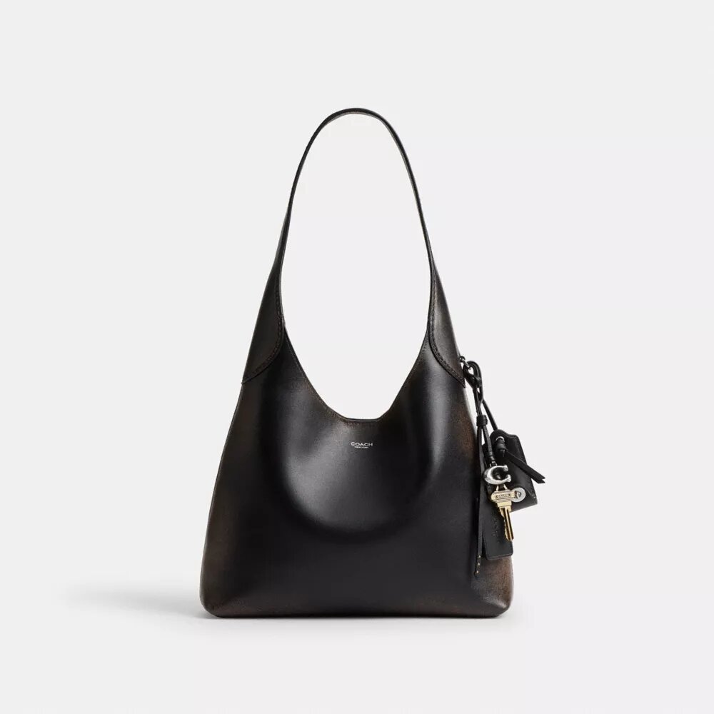 Brooklyn-Schultertasche 28 aus „Loved“-Leder