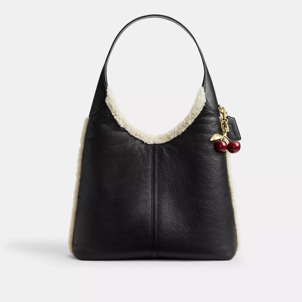 Brooklyn-Schultertasche 39 aus Lammfell