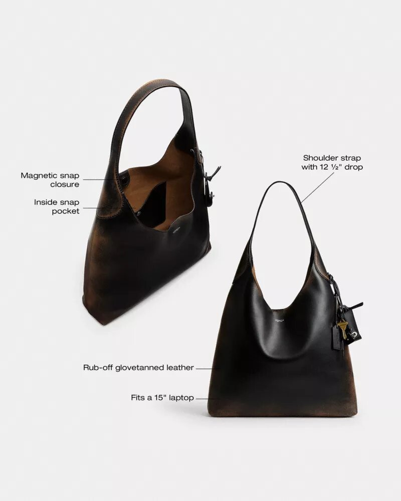 Brooklyn-Schultertasche 39 aus „Loved Leather“