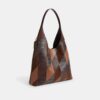 Brooklyn-Schultertasche 39 mit Schlangenleder-Patchwork