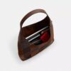 Brooklyn-Schultertasche 39 mit Schlangenleder-Patchwork