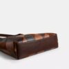 Brooklyn-Schultertasche 39 mit Schlangenleder-Patchwork