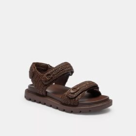 Brynn Raffia-Sandalen