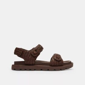 Brynn Raffia-Sandalen
