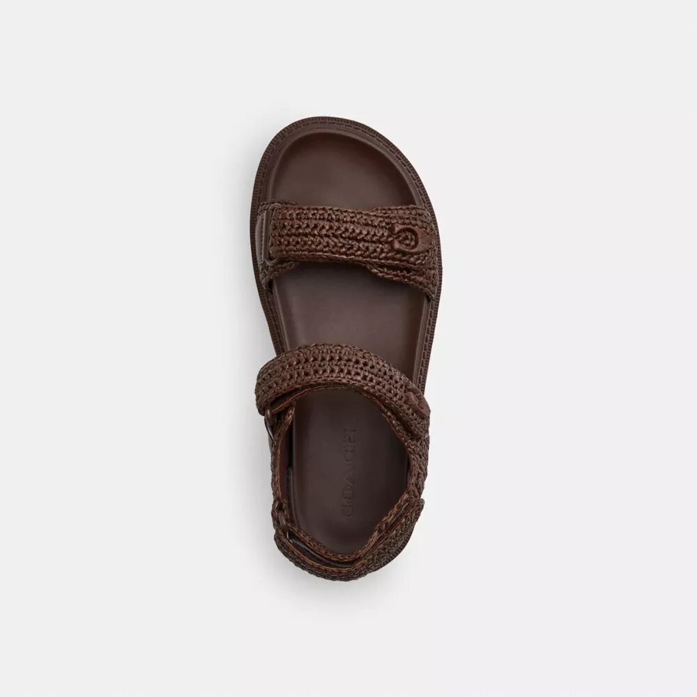 Brynn Raffia-Sandalen