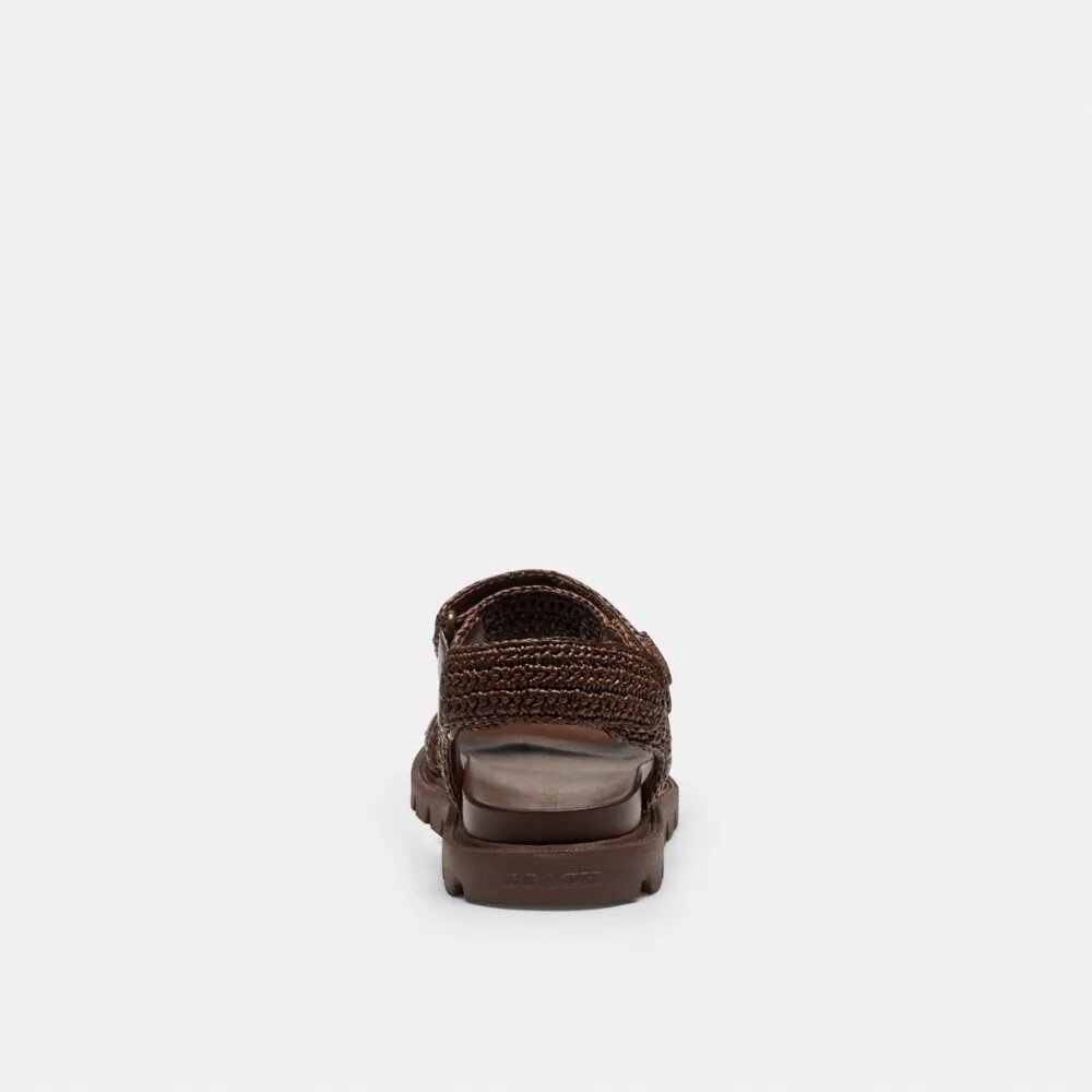 Brynn Raffia-Sandalen