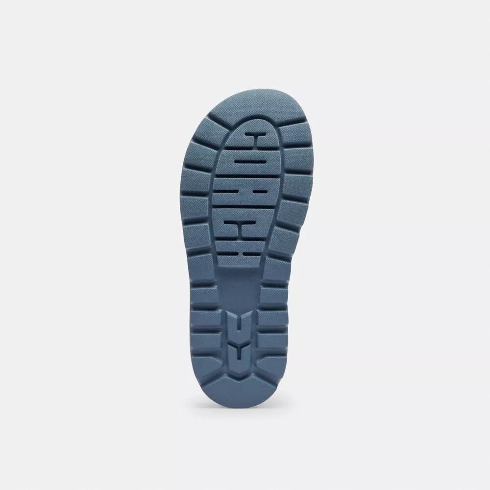 Brynn-Sandalen aus „Crystal Signature Denim“