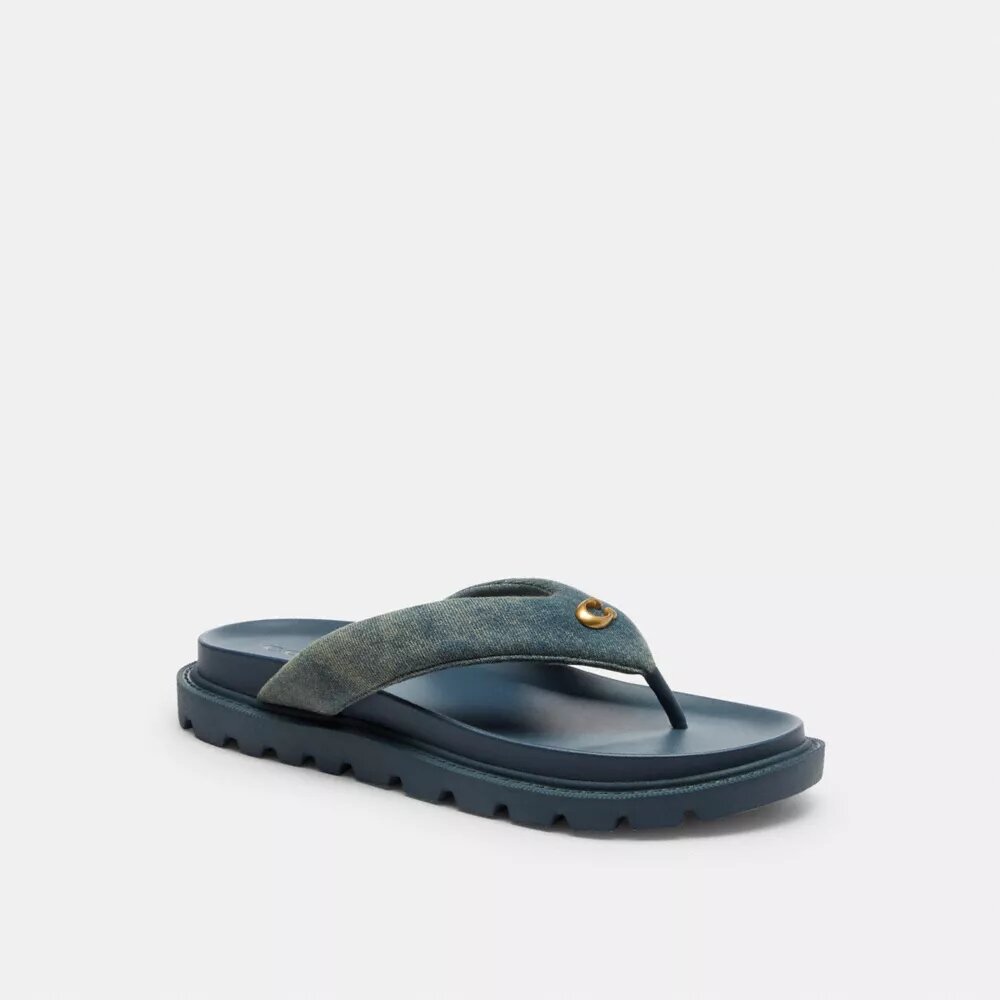 Brynn-Sandalen aus „Loved Denim“