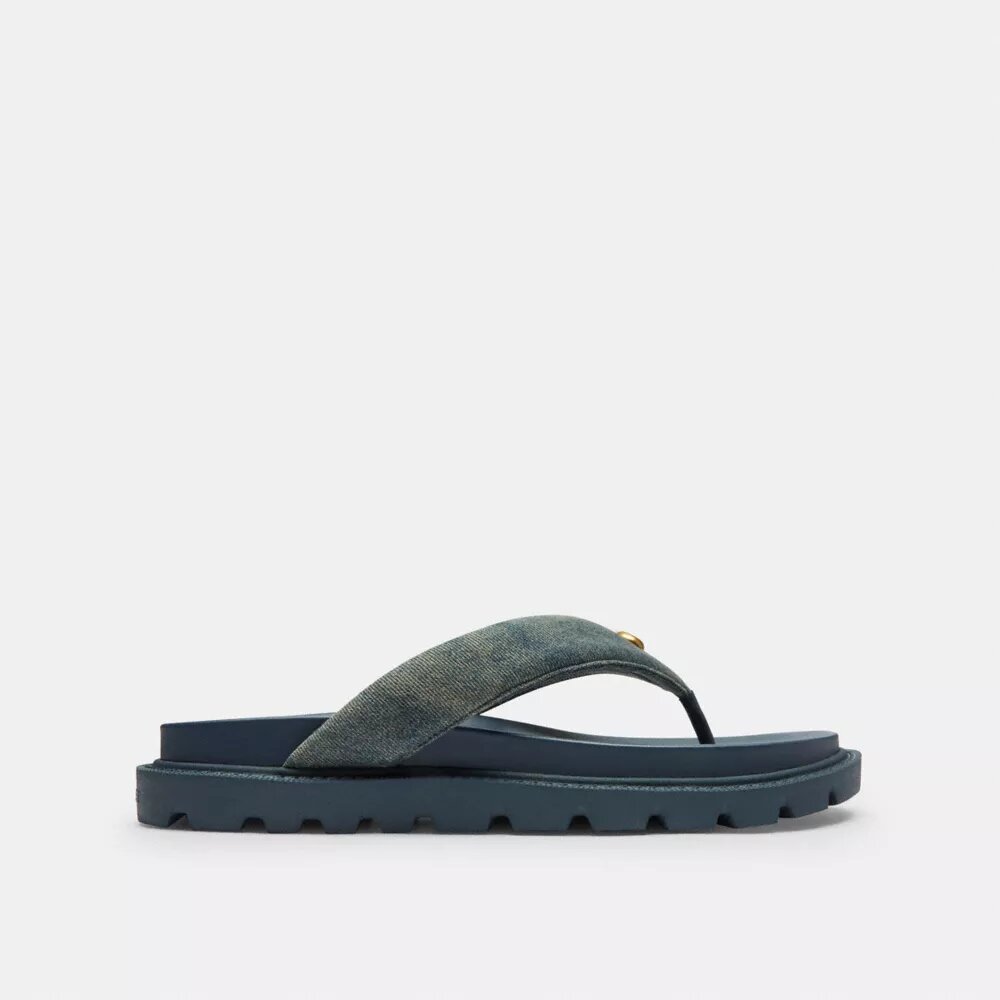Brynn-Sandalen aus „Loved Denim“