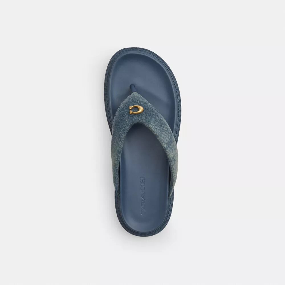 Brynn-Sandalen aus „Loved Denim“