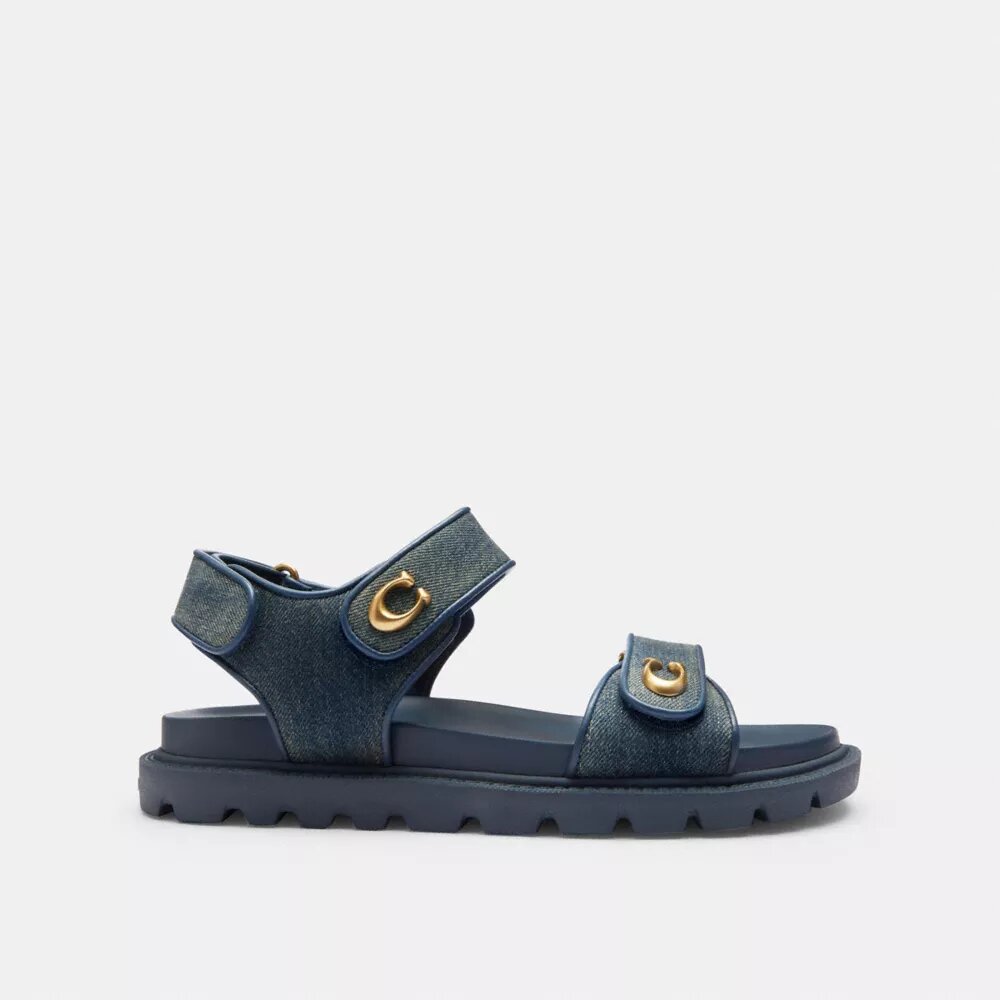 Brynn-Sandalen in „Loved Denim“
