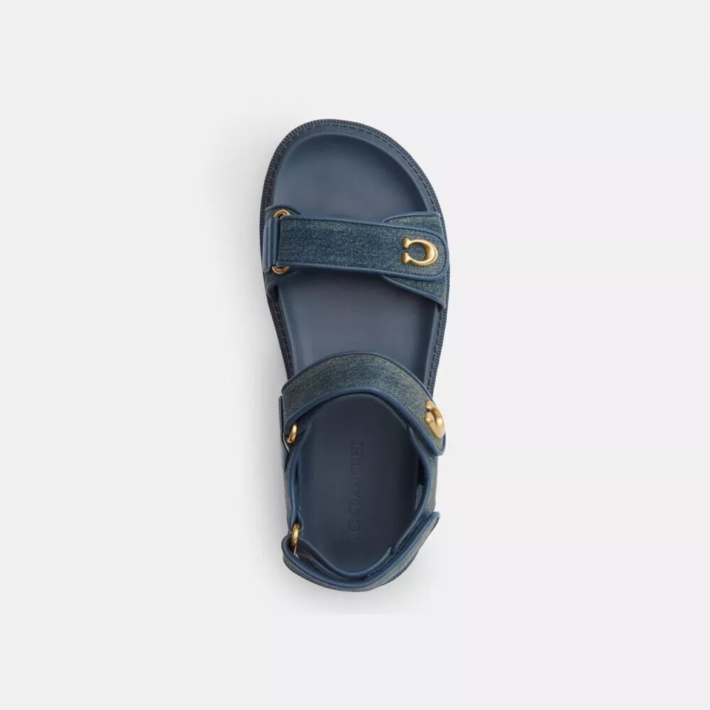 Brynn-Sandalen in „Loved Denim“
