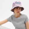 Bucket-Hut mit „Coach Script“-Blumenprint