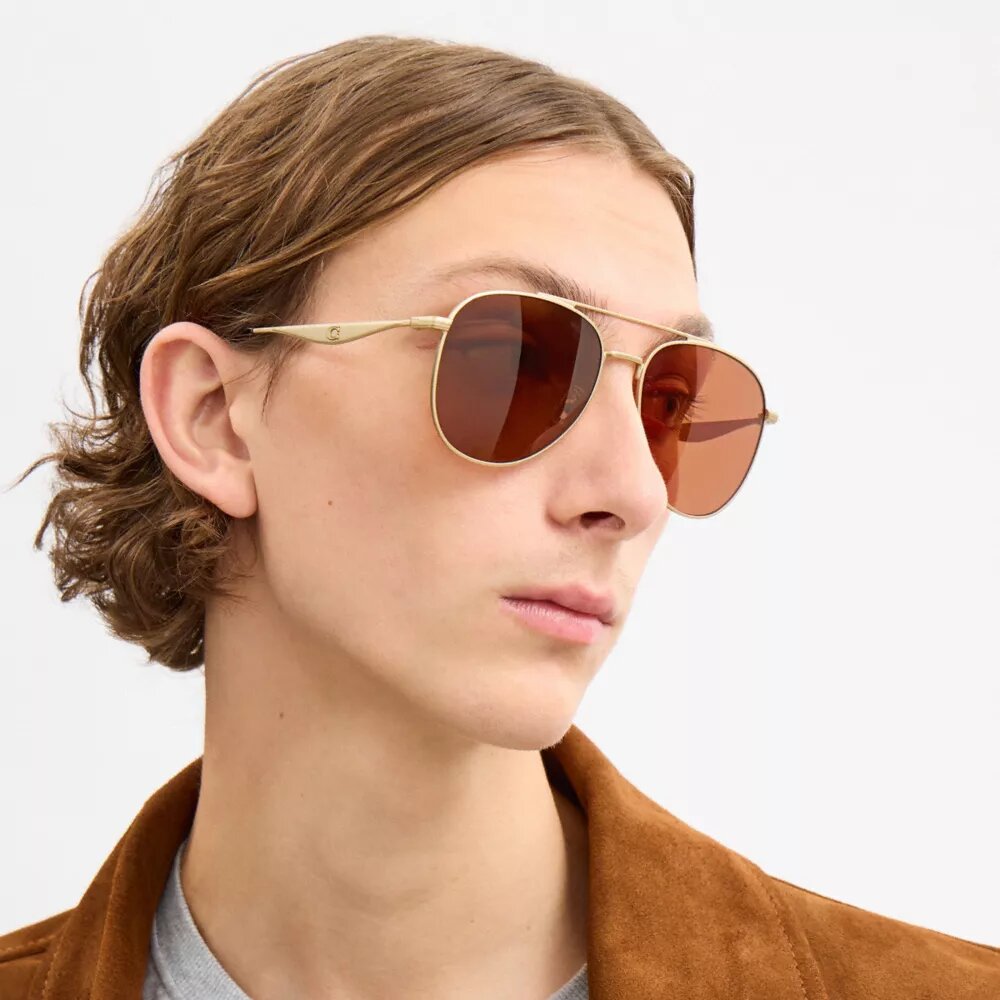 C Hardware Metall-Pilot-Sonnenbrille