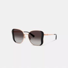 C Hardware Metall-Sonnenbrille im Schmetterlings-Quadrat-Design