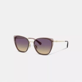 C Hardware – Sonnenbrille aus Metall mit quadratischem Rahmen