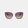 C Hardware – Sonnenbrille aus Metall mit quadratischem Rahmen
