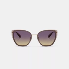 C Hardware – Sonnenbrille aus Metall mit quadratischem Rahmen