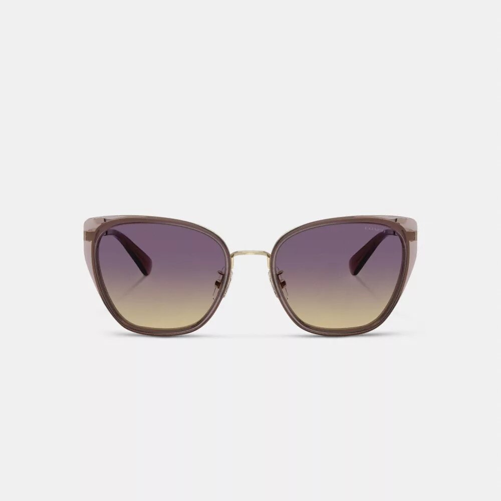 C Hardware – Sonnenbrille aus Metall mit quadratischem Rahmen