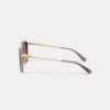 C Hardware – Sonnenbrille aus Metall mit quadratischem Rahmen
