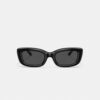 C Hardware – Sonnenbrille mit schmalem rechteckigem Rahmen