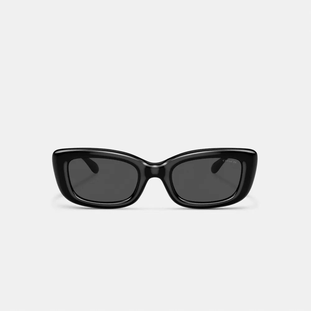 C Hardware – Sonnenbrille mit schmalem rechteckigem Rahmen