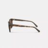 C-Hardware, strukturierte Bügel, quadratische Sonnenbrille