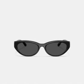 C-Metallbeschläge, ovale Cat-Eye-Sonnenbrille