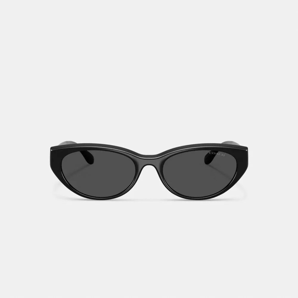 C-Metallbeschläge, ovale Cat-Eye-Sonnenbrille