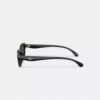 C-Metallbeschläge, ovale Cat-Eye-Sonnenbrille