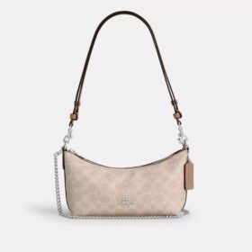 Caitlin-Schultertasche aus Signature Canvas