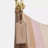 Caitlin-Schultertasche mit gestreiftem Patchwork
