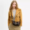 Caitlin-Schultertasche mit gestreiftem Patchwork