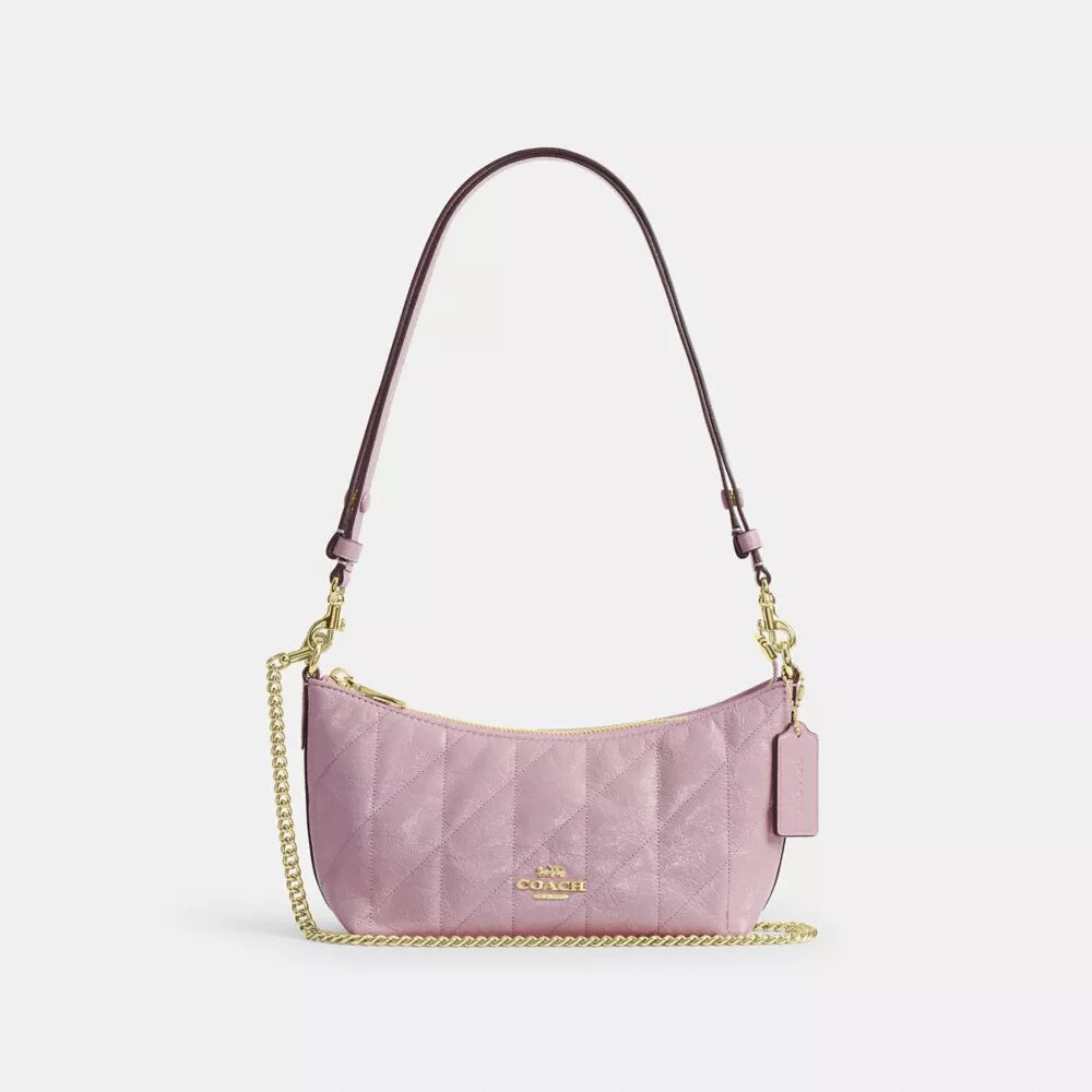 Caitlin-Schultertasche mit Steppung