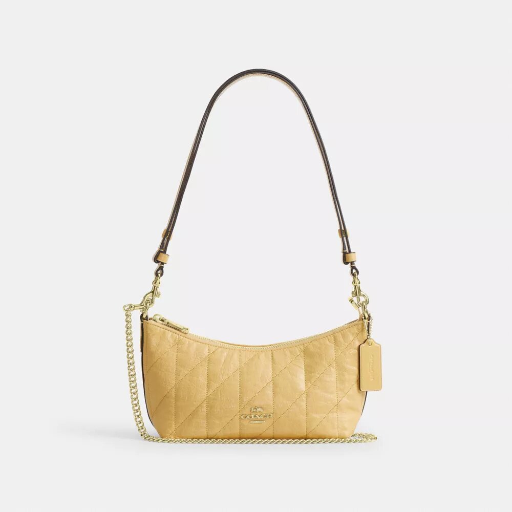 Caitlin-Schultertasche mit Steppung