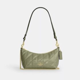 Caitlin-Schultertasche mit Steppung