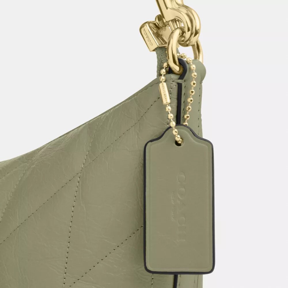 Caitlin-Schultertasche mit Steppung