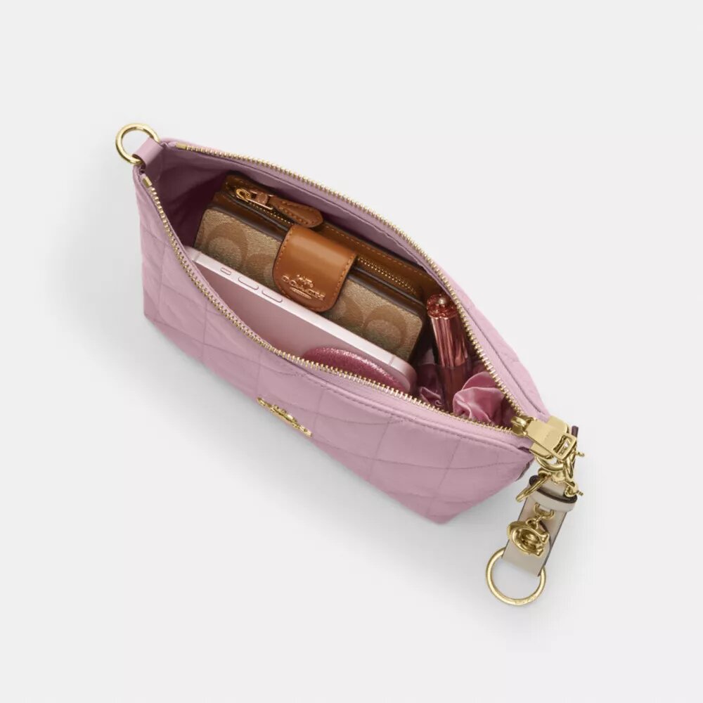 Caitlin-Schultertasche mit Steppung