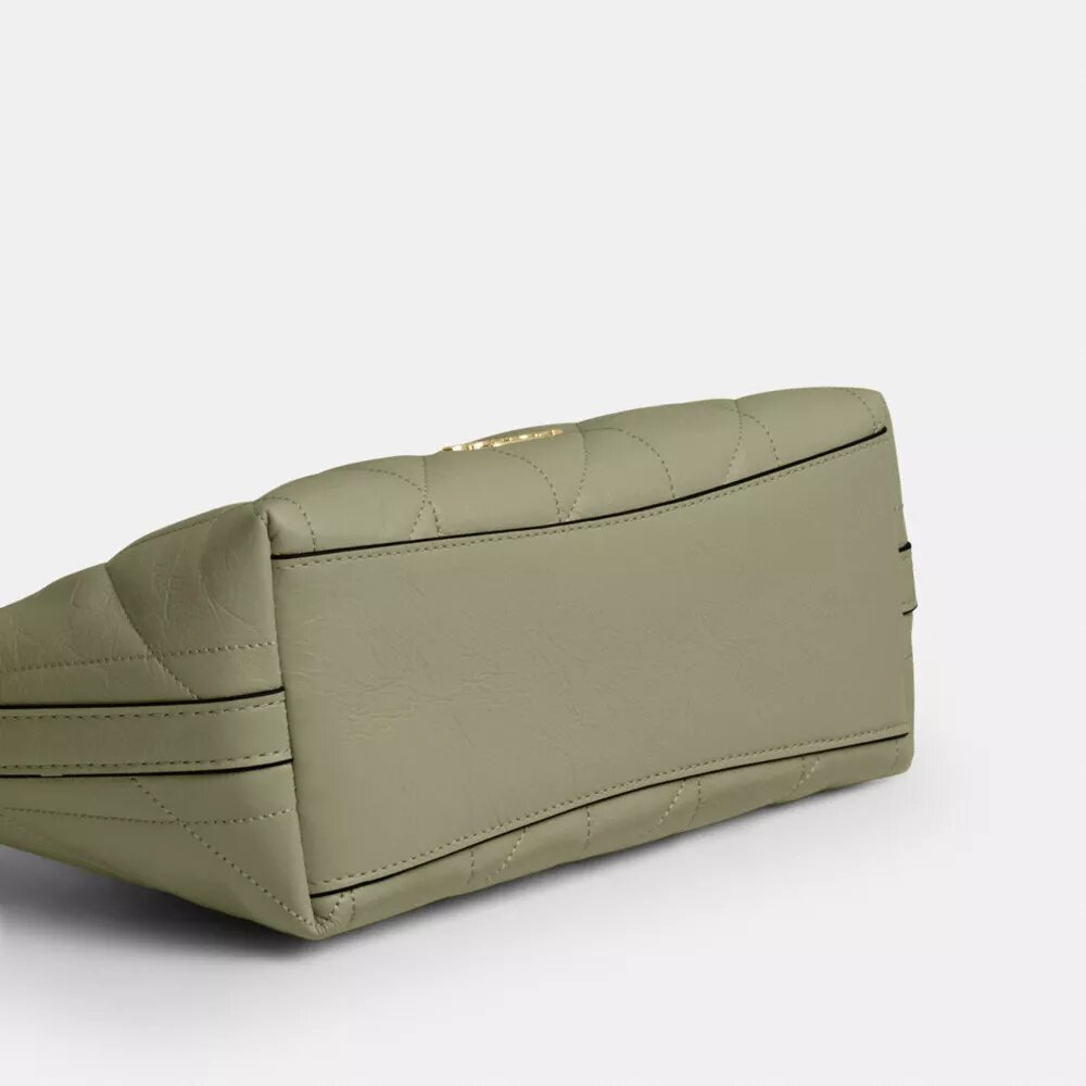 Caitlin-Schultertasche mit Steppung