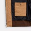 Canvas-Kapuzenpullover mit Reißverschluss