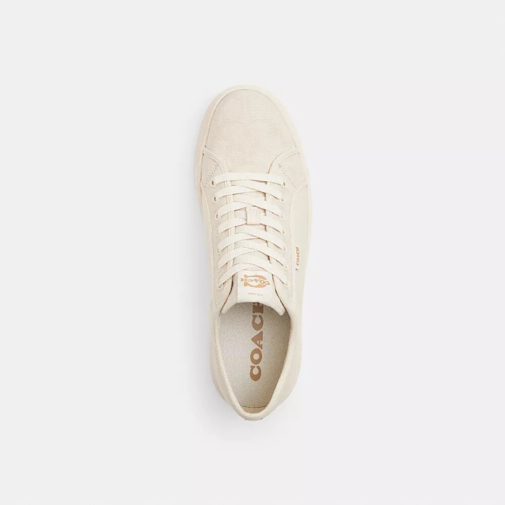 Canvas-Sneaker aus charakteristischem Jacquard