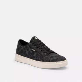 Canvas-Sneaker aus Signature-Denim