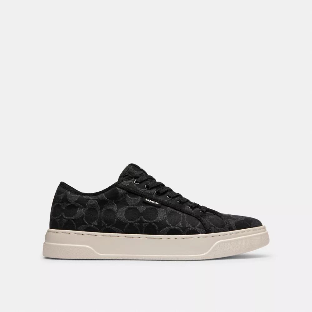 Canvas-Sneaker aus Signature-Denim