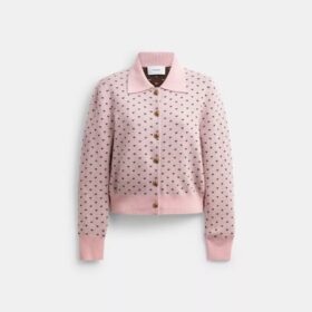 Cardigan mit „Shrunken Heart“-Print