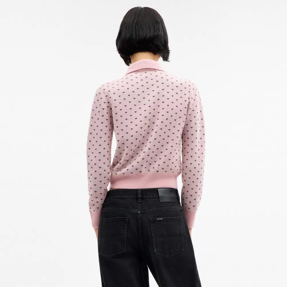 Cardigan mit „Shrunken Heart“-Print