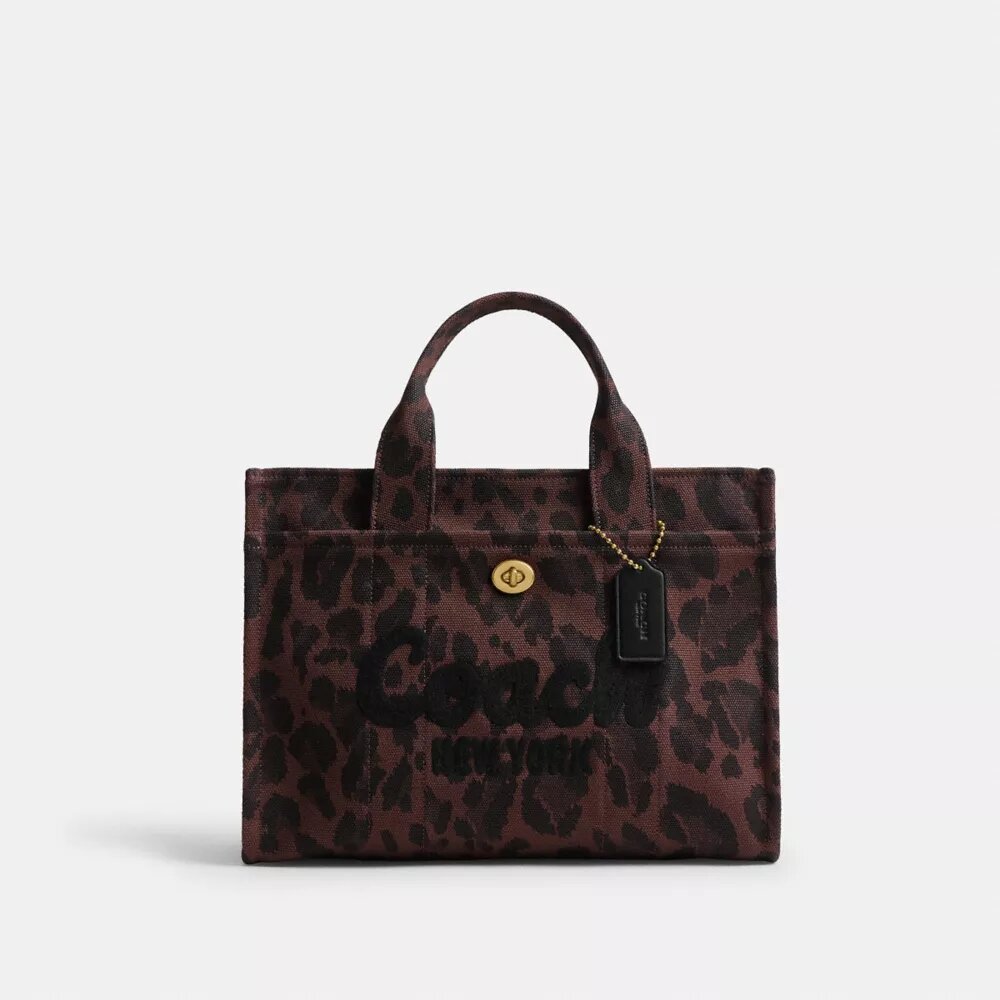 Cargo-Tote-Bag mit Leopardenmuster