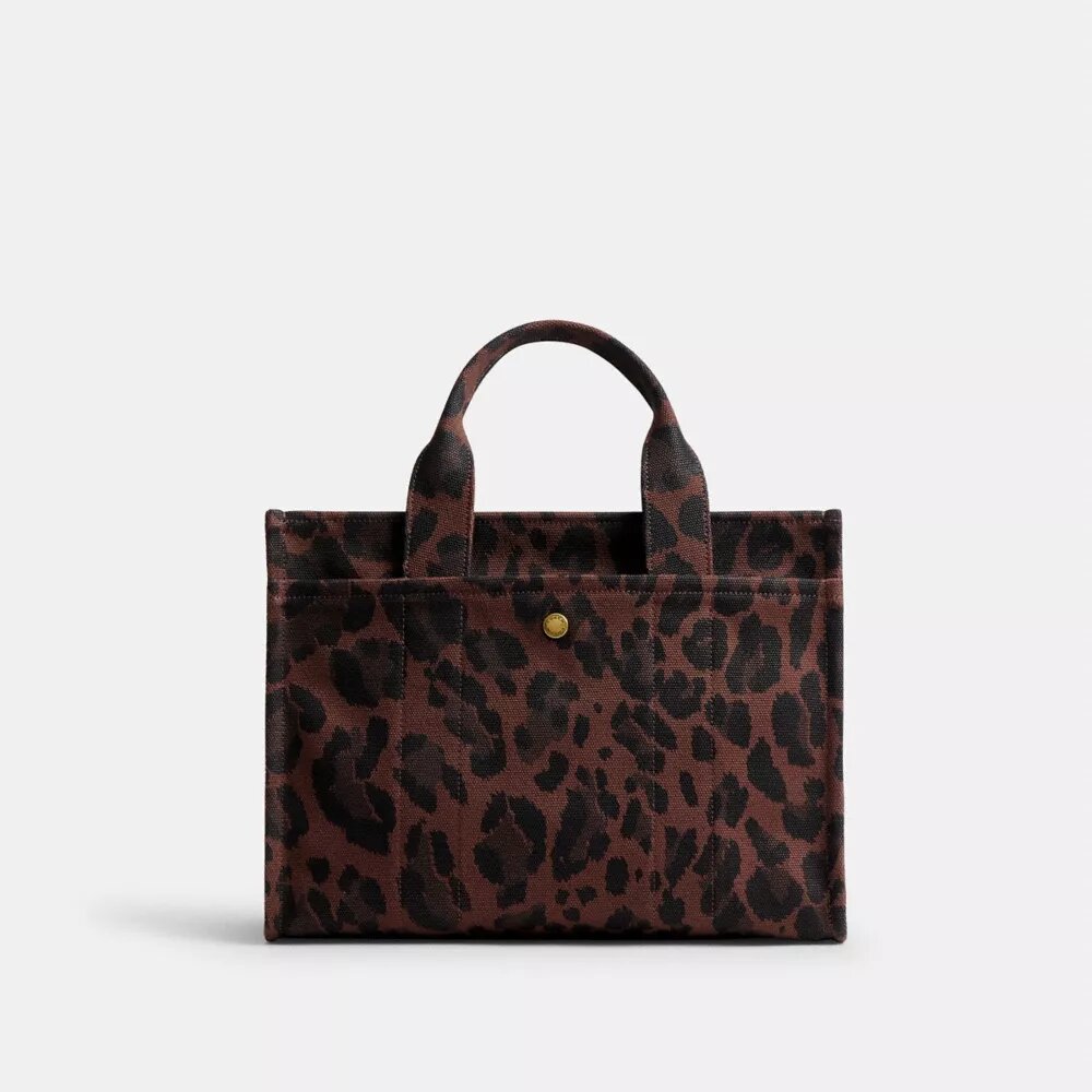 Cargo-Tote-Bag mit Leopardenmuster
