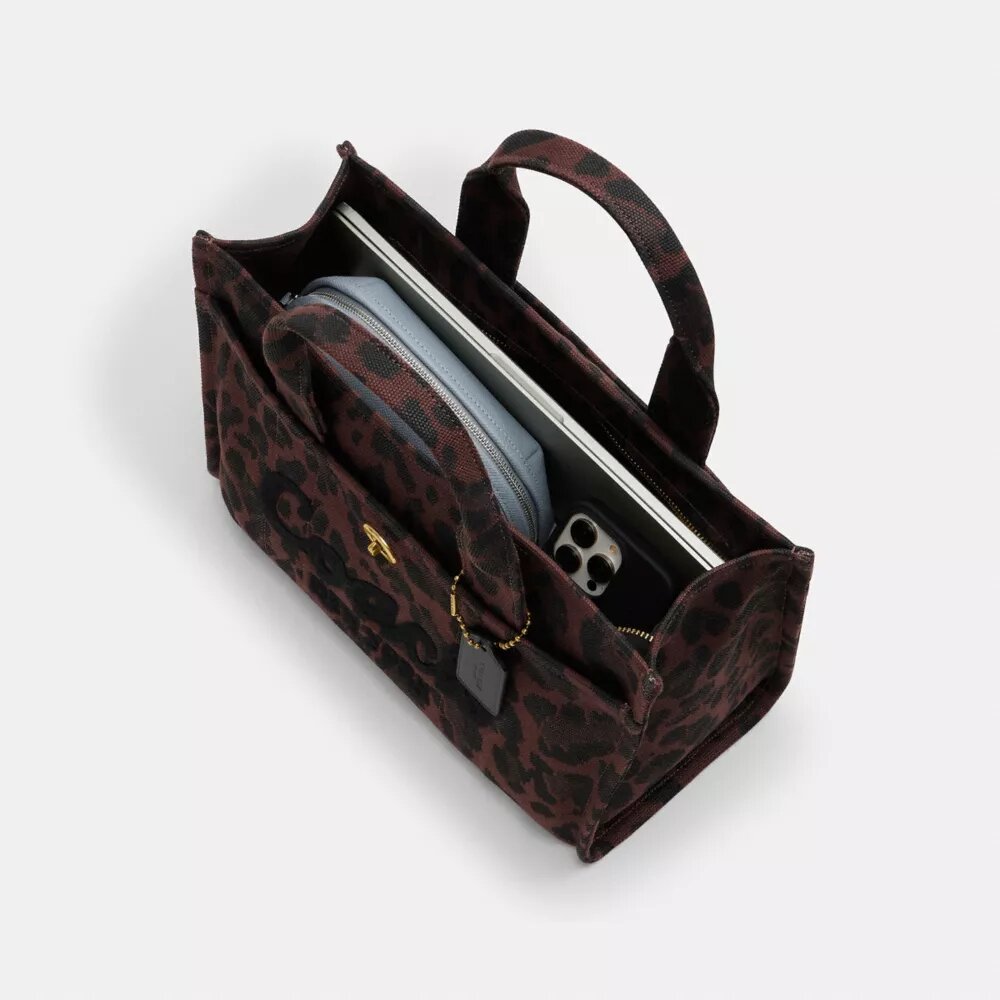 Cargo-Tote-Bag mit Leopardenmuster