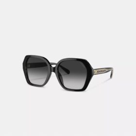 Charakteristische geometrische quadratische Sonnenbrille im Ombra-Stil